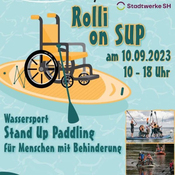 Rolli on SUP am 10.09.2023 in Eckerförde