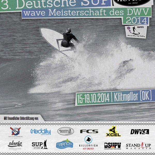 3. Deutsche SUP Wave Meisterschaft 2014 in Klitmöller